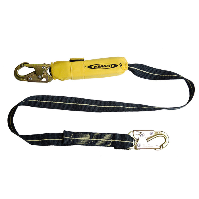 C811100 6ft Arc Flash Single Leg Lanyard (Kevlar Web, Snap Hook)