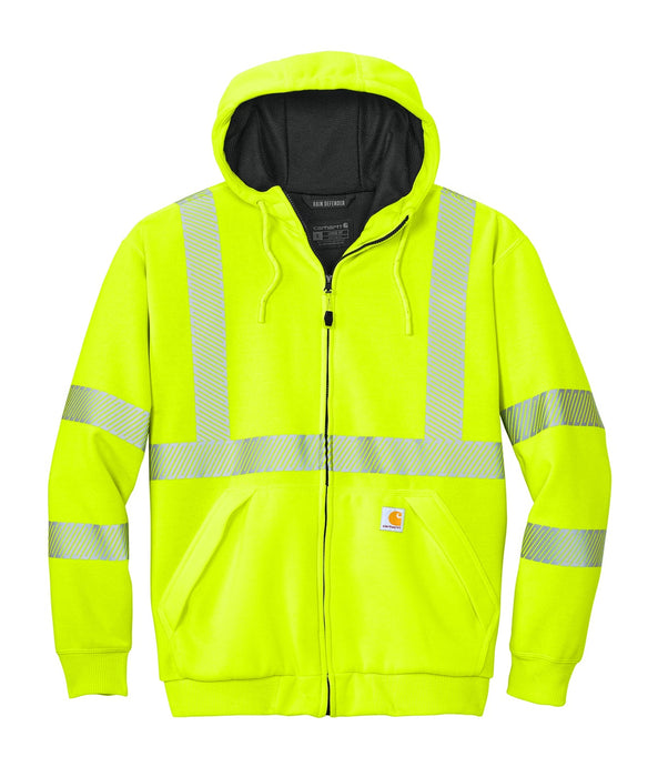 CT104988 Carhartt ANSI 107 Class 3 Lined Full-Zip Sweatshirt
