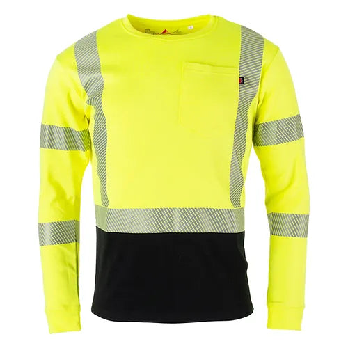 Flame Resistant Hi-Viz T-Shirt Long Sleeve
