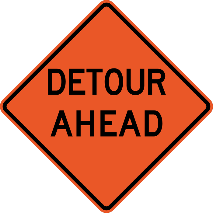 W20-2 DETOUR AHEAD