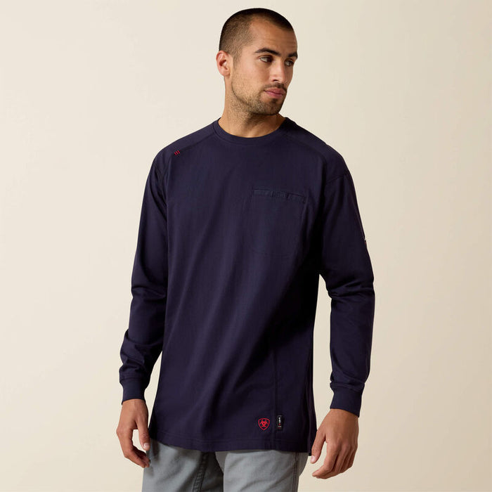 ARIAT  FR Air Crew T-Shirt NAVY