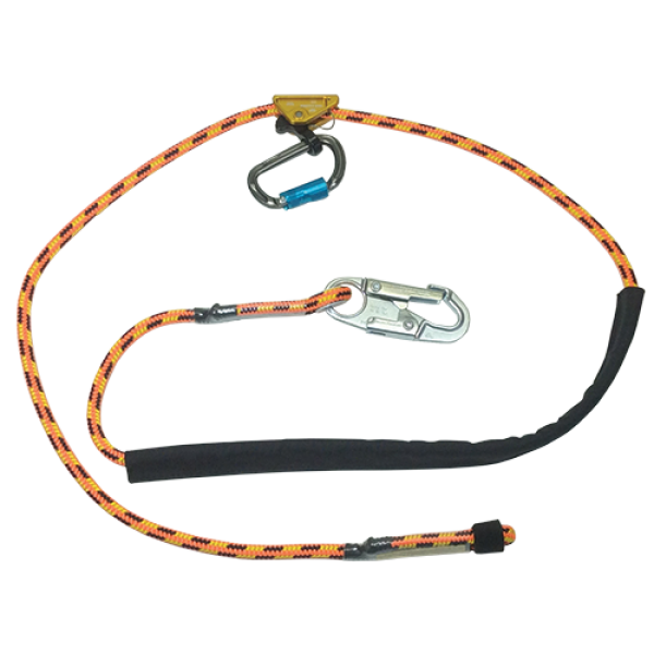 4019 Bashlin Adjustable Rope Positioning Lanyard with 90° Twist