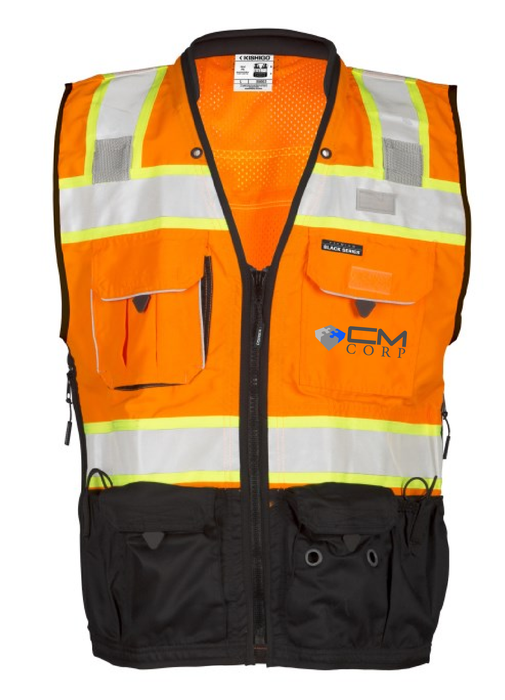 CM CORP S5003 Surveyor Vest Class II Orange