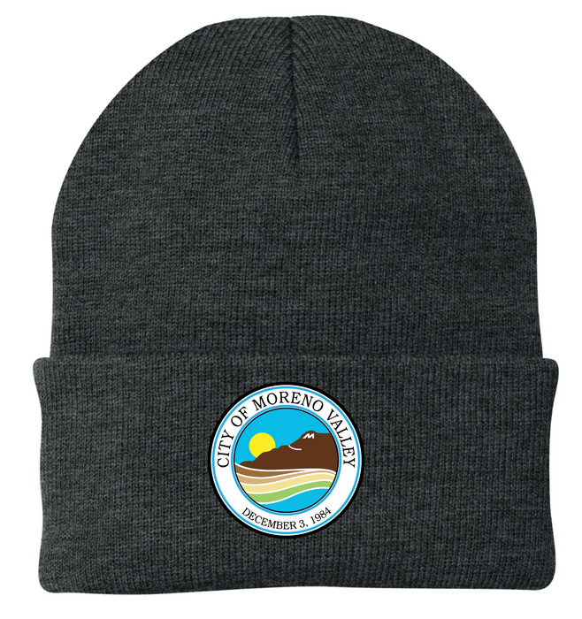 MORENO VALLEY CP90 PORT AUTHORITY KNIT CAP BEANIE