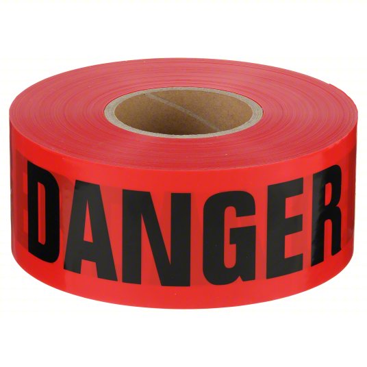 Danger Tape Roll-3" x 1000'