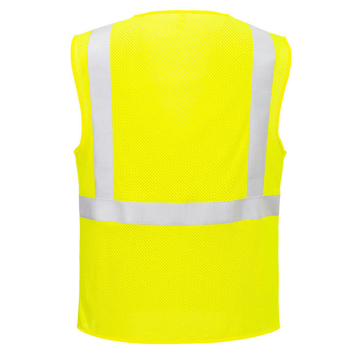 FR611 ModaFlame Hi Vis FR Safety Vest 5.1Cal Mesh
