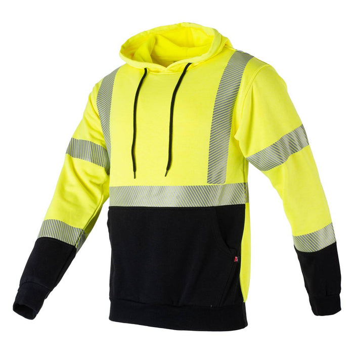 FR Hi-Viz Hoodie Pullover Black Bottom