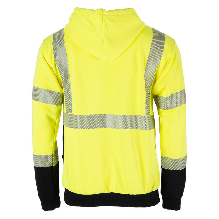 FR Hi-Viz Hoodie Pullover Black Bottom