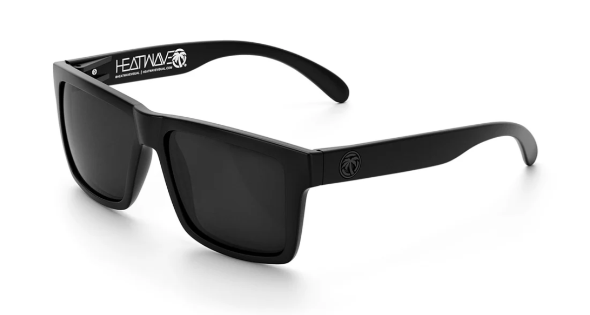 ROK HEATWAVE VISE Z87 Sunglasses Black Frame - BLACK Emblem: Black Lens