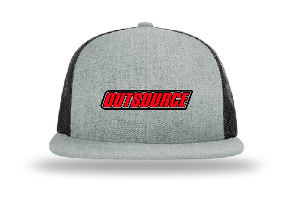 511 Richardson Acrylic-Wool Blend Flatbill Trucker