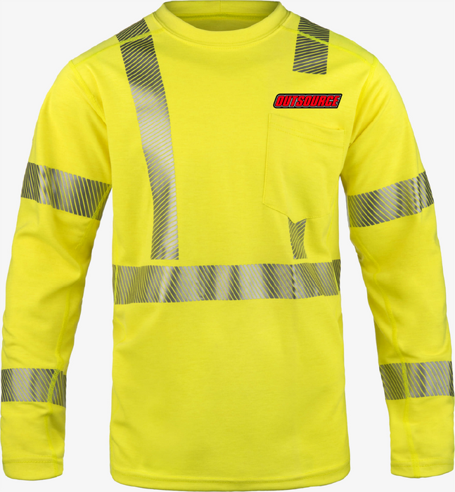 OUTSOURCE Lakeland LSCAT9RT Hi-Vis Crew Shirt