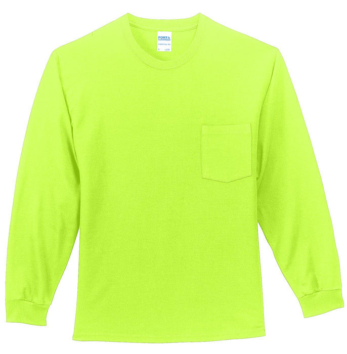MORENO VALLEY PC61LSP LONG SLEEVE POCKET TEE