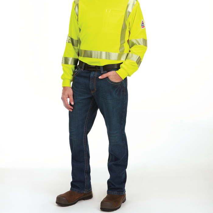 Bulwark PSJ2SD FR Relaxed Fit Bootcut Jean with Stretch - RIV