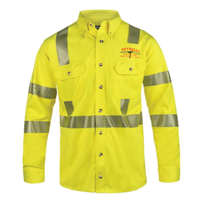 Petrelli Lakeland ISHAT29RT Hi-Vis Button Up FR THREAD