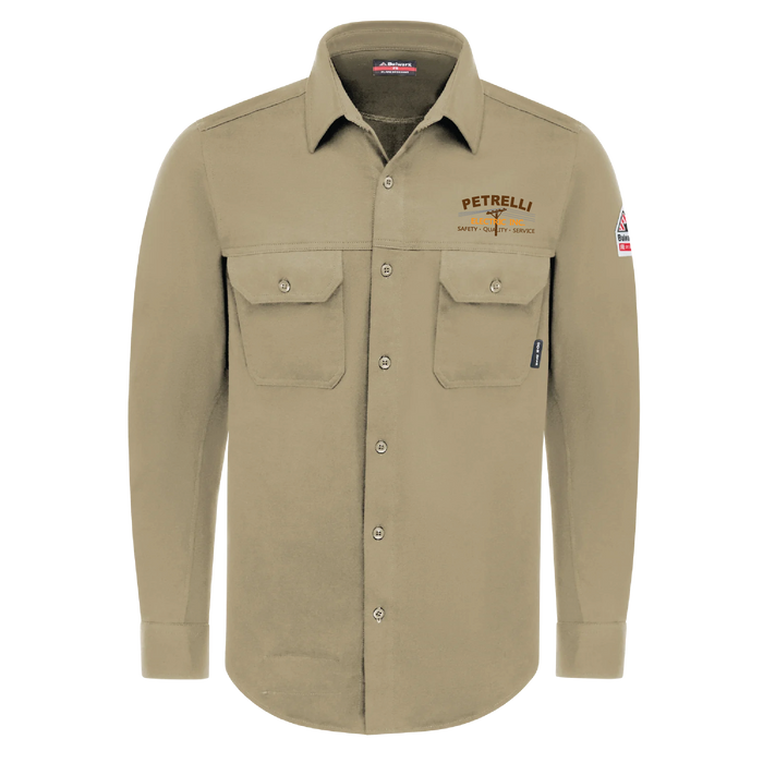 Petrelli Bulwark STG4KH FR Flex Knit Button Down Shirt ATPV 8.3 cal/cm2