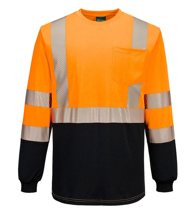 S197 Hi-Vis Long Sleeve Class III Segmented Tape Orange