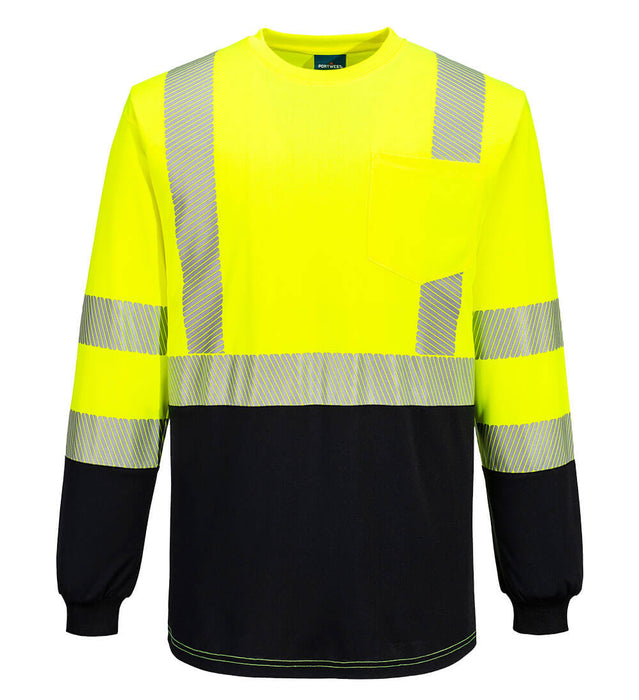 S197 Hi-Vis Long Sleeve Class III Segmented Tape Lime