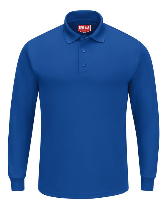 Petrelli SK6L Red Kap Men's Long Sleeve Performance Knit Polo