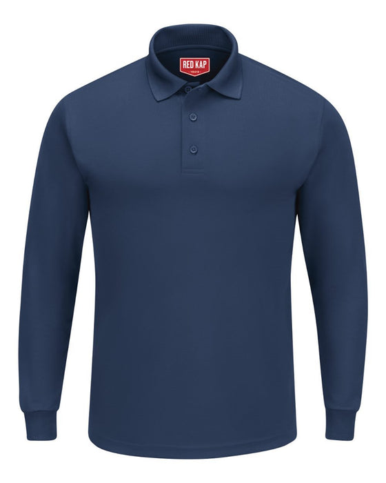 Petrelli SK6L Red Kap Men's Long Sleeve Performance Knit Polo