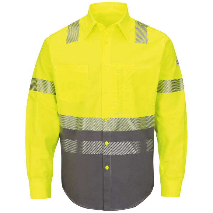 SLB4HG Bulwark Hi-Visibility Color-Block Uniform Shirt