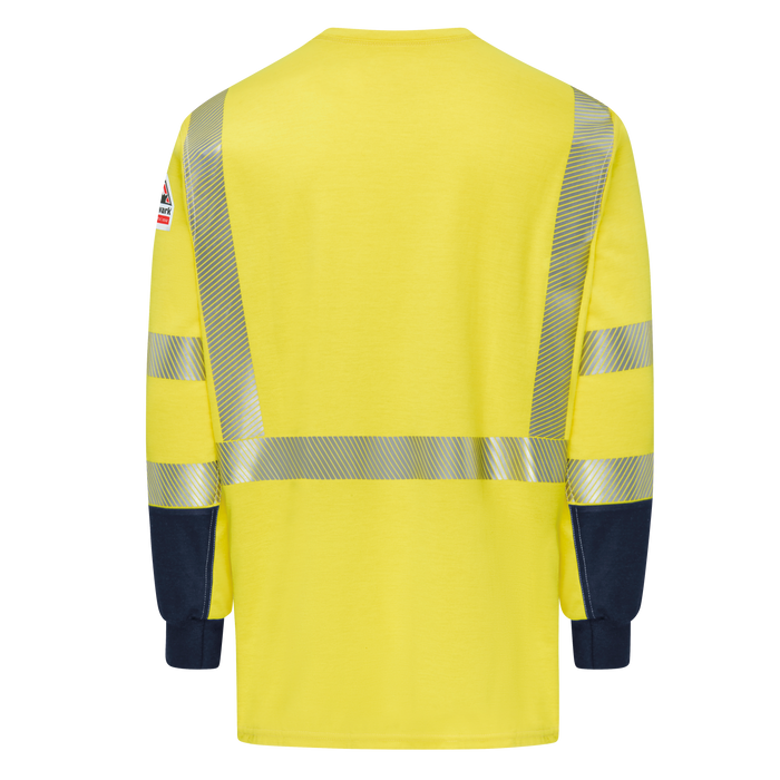 Hi-Visibility Lightweight Color Block Long Sleeve T-Shirt 8.2CAL SMB2-Bulwark