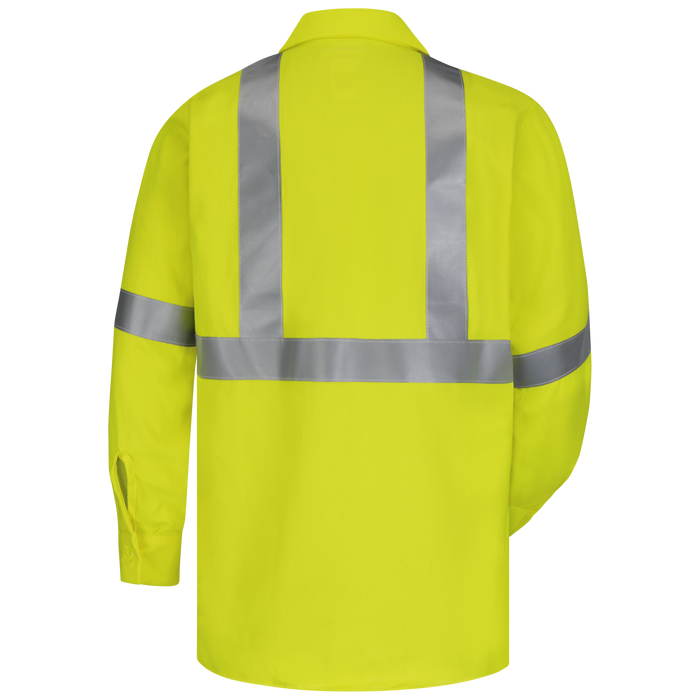 BULWARK SMW4 Midweight FR Hi-Visibility Work Shirt