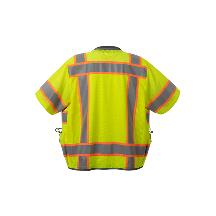 SP514C3 Class III Heavy Duty Surveyors Vest Lime