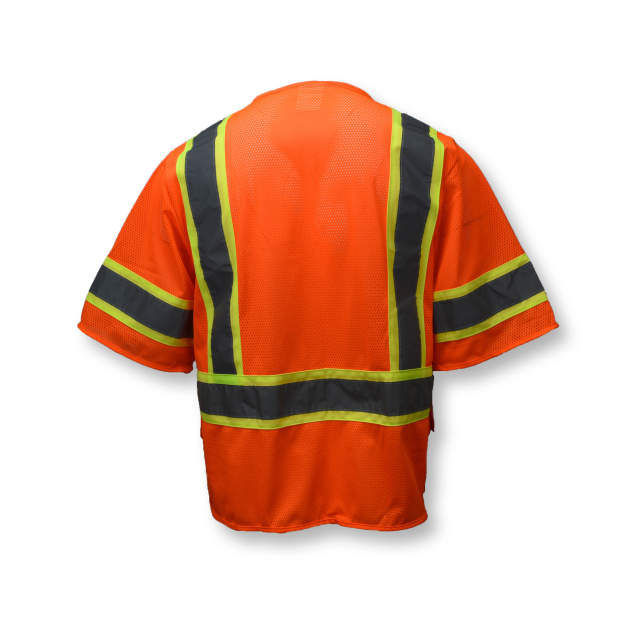 SV272-3 Class III Surveyors Vest Orange