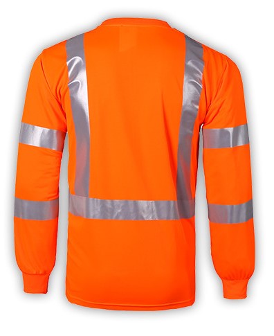 TLB133C-3 Class III Long Sleeve Safety Shirt Orange
