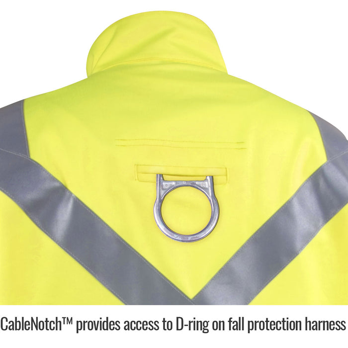 Hi-Vis Class 2 FR Cotton. ARC RATED, Safety Vest VF1110-HY