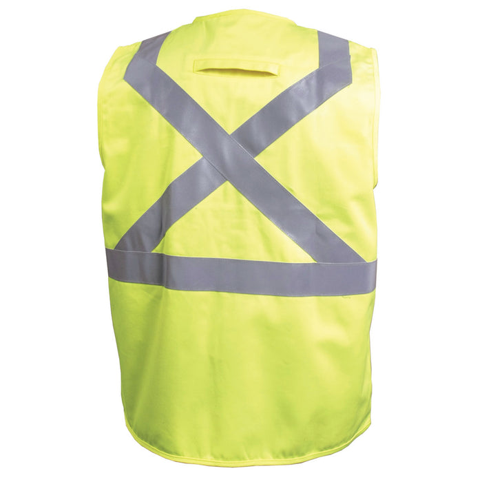 Hi-Vis Class 2 FR Cotton. ARC RATED, Safety Vest VF1110-HY