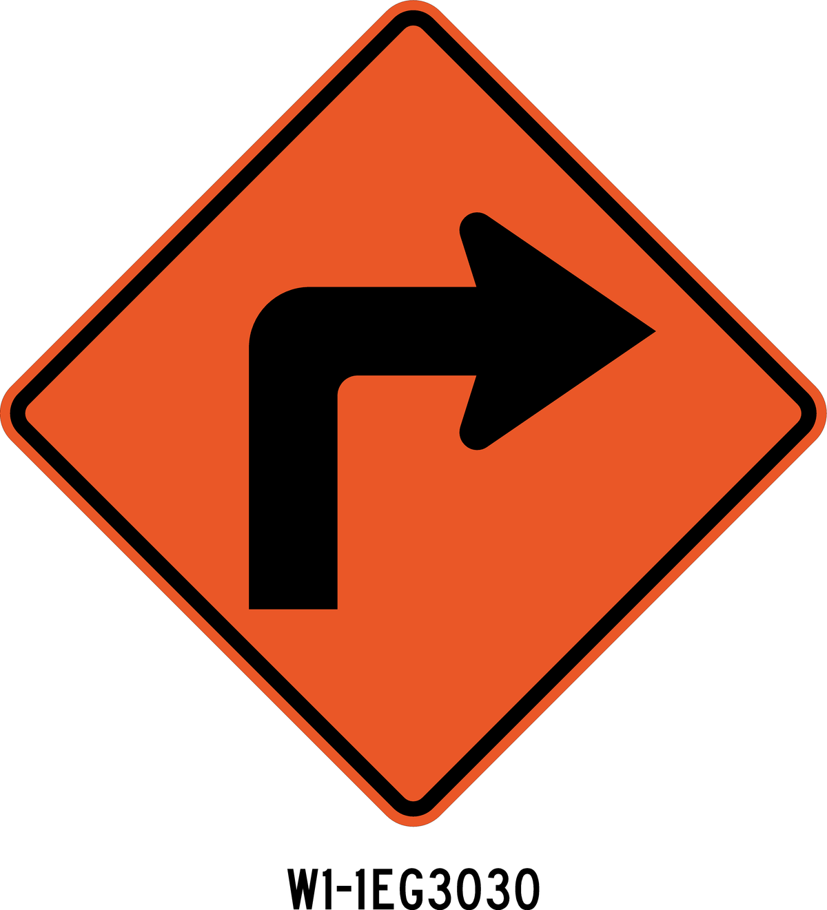 W1-1 LT/RT TURN — We-Do Equipment & Supply
