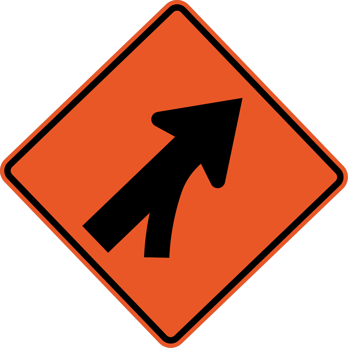W4-5 ENTERING ROADWAY MERGE β We-Do Equipment & Supply