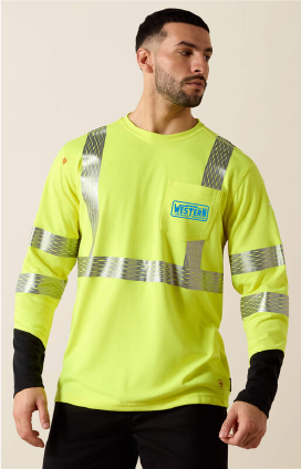 WESTERN ARIAT 10025432 FR Hi-Vis T-Shirt