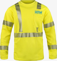 WESTERN LAKELAND LSCAT29RT Hi-Vis Crew Shirt