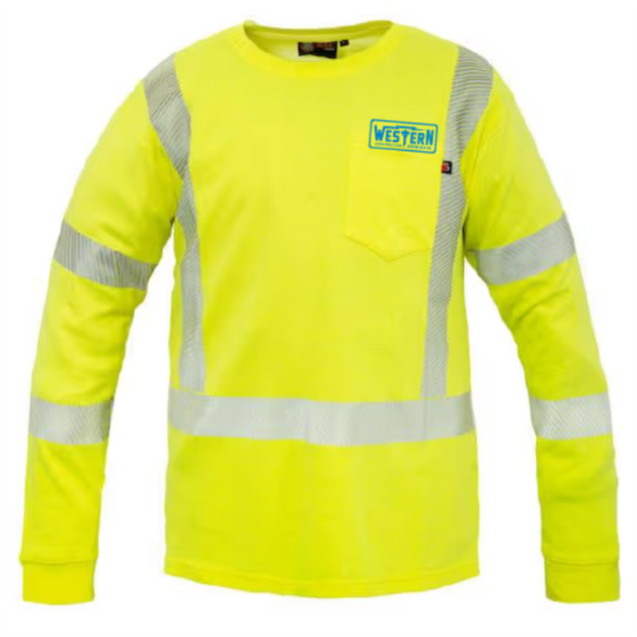WESTERN FLAMESAFE TSMAYC3 FR Hi-Viz Long Sleeve T-Shirt