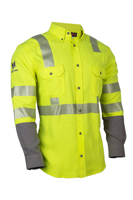 SHRTS1C3 DRIFIRE® FR Hi-Vis Lightweight Work Shirt Class 3