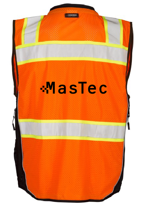 MASTEC S5003 Surveyor Vest Class II Orange