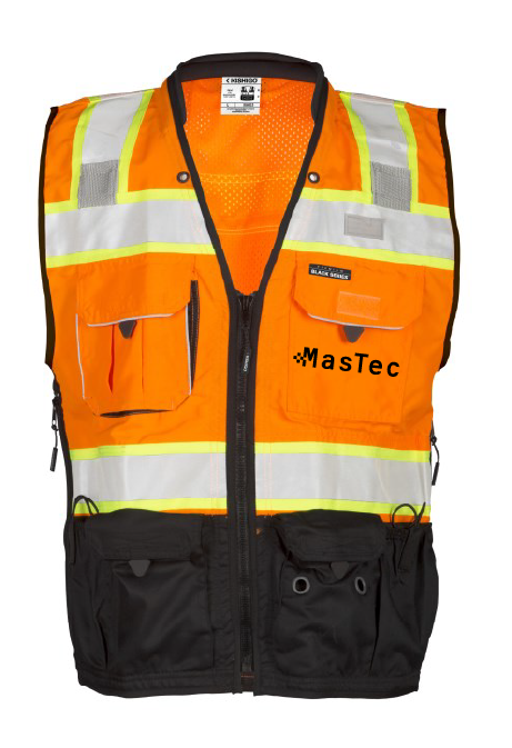 MASTEC S5003 Surveyor Vest Class II Orange